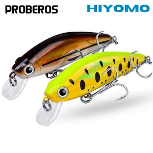 PROBEROS 1 unit 11g 8cm umpan keras Minnow tenggelam gewang memancing buatan Crankbait umpan Bass plastik untuk Kit aksesori memancing Sneakhead DW457