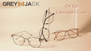 Grey Jack Kacamata Antiradiasi Blueray Model Cat Eye Metal Fashion Wanita Bisa Minus Antiradiasi Blueray Photocromic Bluecromic 72835