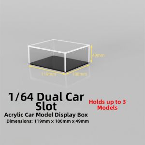 Acrylic Multi-Level Dustproof Display Case 1:64 Scale
