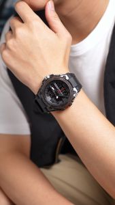 Sunlifex Jam Tangan Pria Original Digital Analog Tali Silikon Olahraga Kasual Jam Tangan Cowok COD