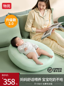 Newborn Infant Anti-Vomiting Feeding Slope Pillow Breastfeeding Positioner Comfortable Soft Fabric Infant Sleep Pillow