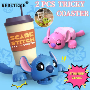 Kebeteme 3 chiếc tàu lượn hình rùa khâu ngộ nghĩnh miếng lót ly miếng lót cốc nước sáng tạo mở mắt tự động in 3D dụng cụ Relief căng thẳng tàu lượn văn phòng giải nén