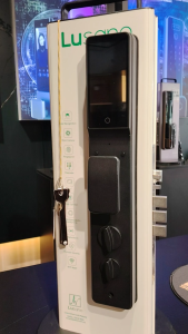 LUSANO SMART LOCK for Wooden Door & Security Door | Face Scan | Fingerprint | Installation LUSANO Space Ship
