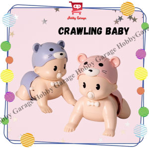 Mainan Anak Bayi Merangkak Crawling Baby Doll Suara Jalan Musik