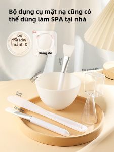 Bộ Dụng Cụ Làm Mặt Bằng Silicon Bộ Bát Và Cốc Ladel Bộ Dụng Cụ Làm Đẹp Chuyên Nghiệp Tại Spa DIY Bộ Dụng Cụ Làm Mặt