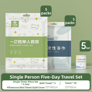 Travel Hotel Disposible Bed Sheet Set