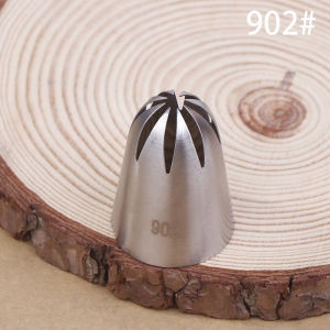 JETTING | 【NN74】901 902 903 904 Stainless Steel Large Size Close Star Piping Nozzle Cream Icing Tips Cake Fondant Kitchen Baking Tool[J]