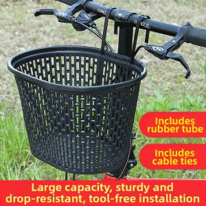Universal Bike Basket for Front Mount Blue Color