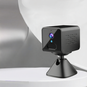 Wireless Surveillance Camera No Power Plug Home WiFi Mobile Remote Outdoor Indoor High Definition Night Vision Door 3344