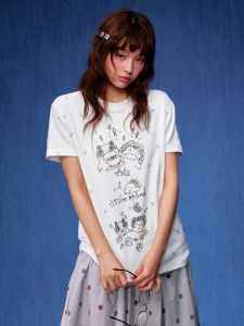 MEDM | Star All-Over Print Soft Casual T-Shirt