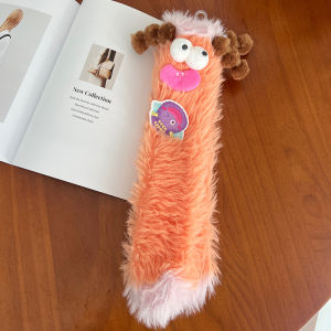 Furry น่ารัก หนาขึ้น Coral ผ้าขนแกะ ผู้หญิง ฤดูหนาว ถุงเท้านอน รองเท้าแตะตั้งพื้น การ์ตูน รูปแบบแอนิเมชัน ถุงเท้าถึงกลางน่อง อินเทรนด์ รุ่น