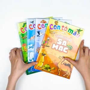 Sách - Combo 4 cuốn Con Tô Màu Thám Hiểm - Megabook