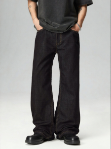 JEENSYIU | Quần Jeans Nam Ống Rộng Thẳng
