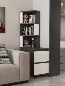 Corner Cabinet Living Room Sofa Corner Cabinet Corner Storage Rack Tripod Bedroom Bookcase Corner Narrow Gap Side Cabinet