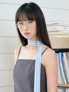 Rabn French Style Narrow Long Scarf Womens Fashion Versatile High-End Feeling Multi-Functional Hair Tying Waist Belt Silk Ribbon