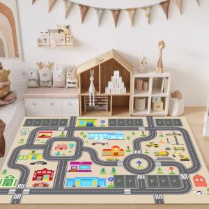 HUPINXIAN | City Traffic Pattern Baby Play Mat