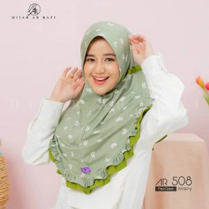 HIIAB ARRAFI AR 508 HIJAB INSTAN SERUT MOTIF