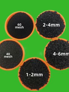 Black Recycling Tire Shreds 1-4mm
