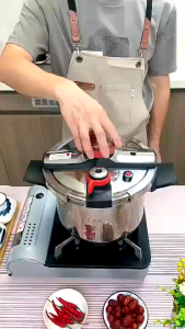Germany 304 Stainless Steel High -Pressure Cooker Gas Electromagnetic Cooker Household High Pressure Cooker
