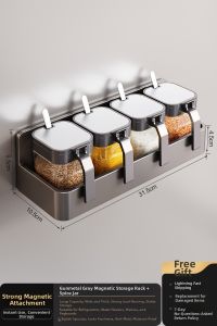 Auzzo | Magnetic Multi-functional Wall Mounted Rack Knife and Utensil Organizer