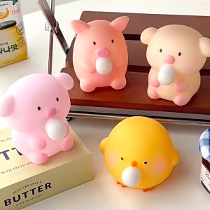 Đồ chơi thú cưng bóp thổi bong bóng mochi squishy đáng yêu xả stress vui nhộn giúp thư giãn giá rẻ