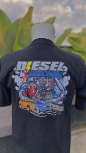 Kaos Gank Diesel - Baju Distro Pria DIESEL GANK T-Shirt Diesel Gank Otomotif Cutton Combed AR-10