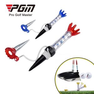 PGM Durable 360 Degree Reset 80mm Magnetic Golf Tee Set with Reduces Friction Octalon Support and Holder Fixed Anti Fly Design QT002