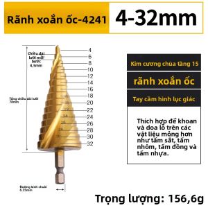 BAIRUITE | Mũi Khoan Tháp Cobalt Dùng Để Khoan Kim Loại