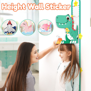 Height Wall Sticker Removable 3d Cartoon Height Stickers Magnetic Suction Baby Height Wall Stickers
