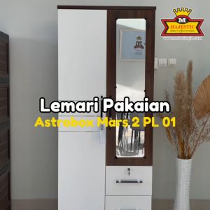 Lemari Pakaian 2 Pintu - Astrobox Mars 2 PL 01 - Jogja
