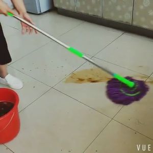 AT.houseone ไม้ถูพื้น ม็อบถูพื้น ไม้ถูพื้นรีดน้ํา ไม้ม็อบถูพื้นแบบบิดล็อค Magic Mop 28-60