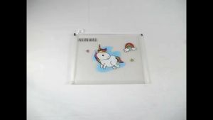 TOMEX Zipper Pocket UNICORN A4