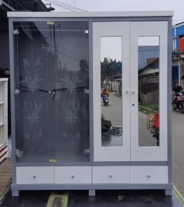 Lemari Gamis 4 Pintu / Lemari Baju / Rak Gamis