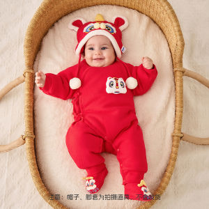 ชุดคลุมท้องแบบสวมหัวผ้าฝ้ายปะติดปะต่อกันสำหรับเด็กแรกเกิดและเด็กวัยเตาะแตะในฤดูใบไม้ร่วงและฤดูหนาว เสื้อผ้าเด็กผู้ชายและผู้หญิงที่สวมใส่ได้