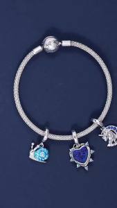Hạt Charm Bướm Hồng Vàng Dành Cho Vòng Tay Bạc 925 Móc Khóa Dây Chuyền Quà Tặng Tự Làm Cho Nữ