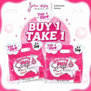 New Packaging (BUY1 TAKE 1) You Glow Babe Beauty White Soap with 10x Power Whitening & Micro-Peeling