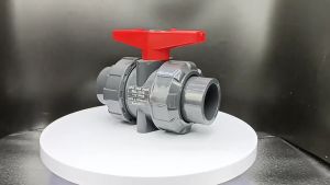 บอลวาล์ว 2.5นิ้ว (63mm) UPVC UNION BALL VALVE บอลวาล์ว ยูเนี่ยน ยูพีวีซี วาล์วพลาสติก วาล์วสระว่ายน้ำ