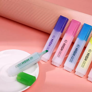 ปากกาเน้นข้อความ ปากกามาร์กเกอร์นักเรียน ปากกามาร์กเกอร์สีที่สำคัญ ปากกาบัญชีมือความจุขนาดใหญ่ ปากกาวาดภาพกราฟฟิตี BS16