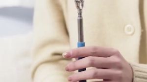 other | Portable Extendable Telescopic Skeleton Hand Metal Back Scratchers Hand Massager Backslap with Rubber Handles Holiday Gift