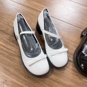 Giày Lolita nữ đế cao 5cm FAROSA -K92 giày vintage ulzzang chất da Pu bóng lên chân cực xinh