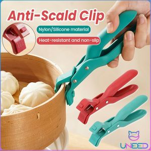 Need Multi-Purpose Anti-Scald Bowl Holder Clip Heat Resistant Non-slip Dish Pan Clip Tong Plate Clamp