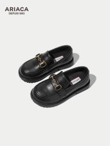 Giày Lười Da Ariaca Cho Bé Gái Giày Lười Da Thường Ngày Mùa Xuân Thu Phong Cách Anh Giày Lười Da Cho Bé Gái