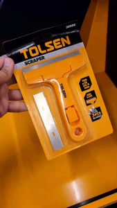 Tolsen 1pc Glass & Tile Scraper (100X18.5X0.4mm)