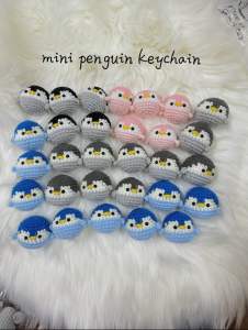 Crochet penguin 8 colours handmade
