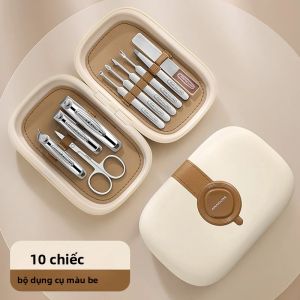 Bộ Dụng Cụ Cắt Móng Tay Bằng Thép Carbon Chất Lượng Cao - Bộ Dụng Cụ Chăm Sóc Móng Tay Và Chân Bằng Thép Không Gỉ Với Tấm Chắn Cắt Móng