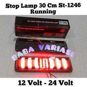 LAMPU STOPLAMP 30CM 1246 RUNNING UNIVERSAL 12V 24V