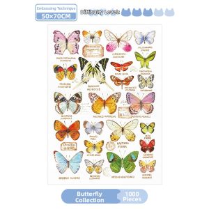 GILL&LILL | Adult Plant Illustration High Difficulty Intelligent Puzzle 1000 Pieces