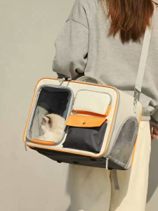 Cat Carrier Cat Backpack Portable Large Capacity Breathable Space Capsule Cat Handbag