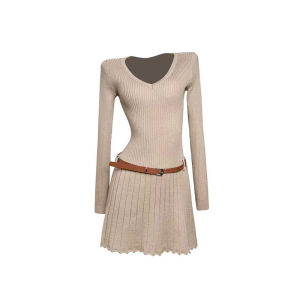 VOJYR | Slimming Waist Enhancing Feminine Chic Knit Dress