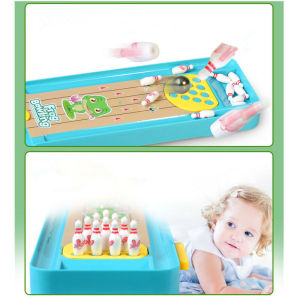 Children Mini Frog Bowling Desktop Interactive Games Educational Toys Launch Pad Indoor Parent-Child Interaction Game Gift